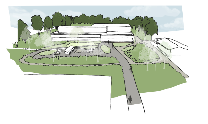 Marseille buiten schets